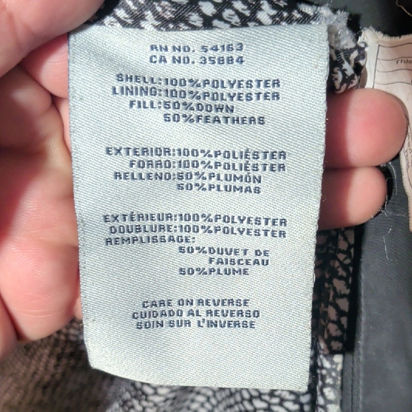 Cole Haan Women's Black Puffer Jacket with Gold Accents - Picture 10 of 10